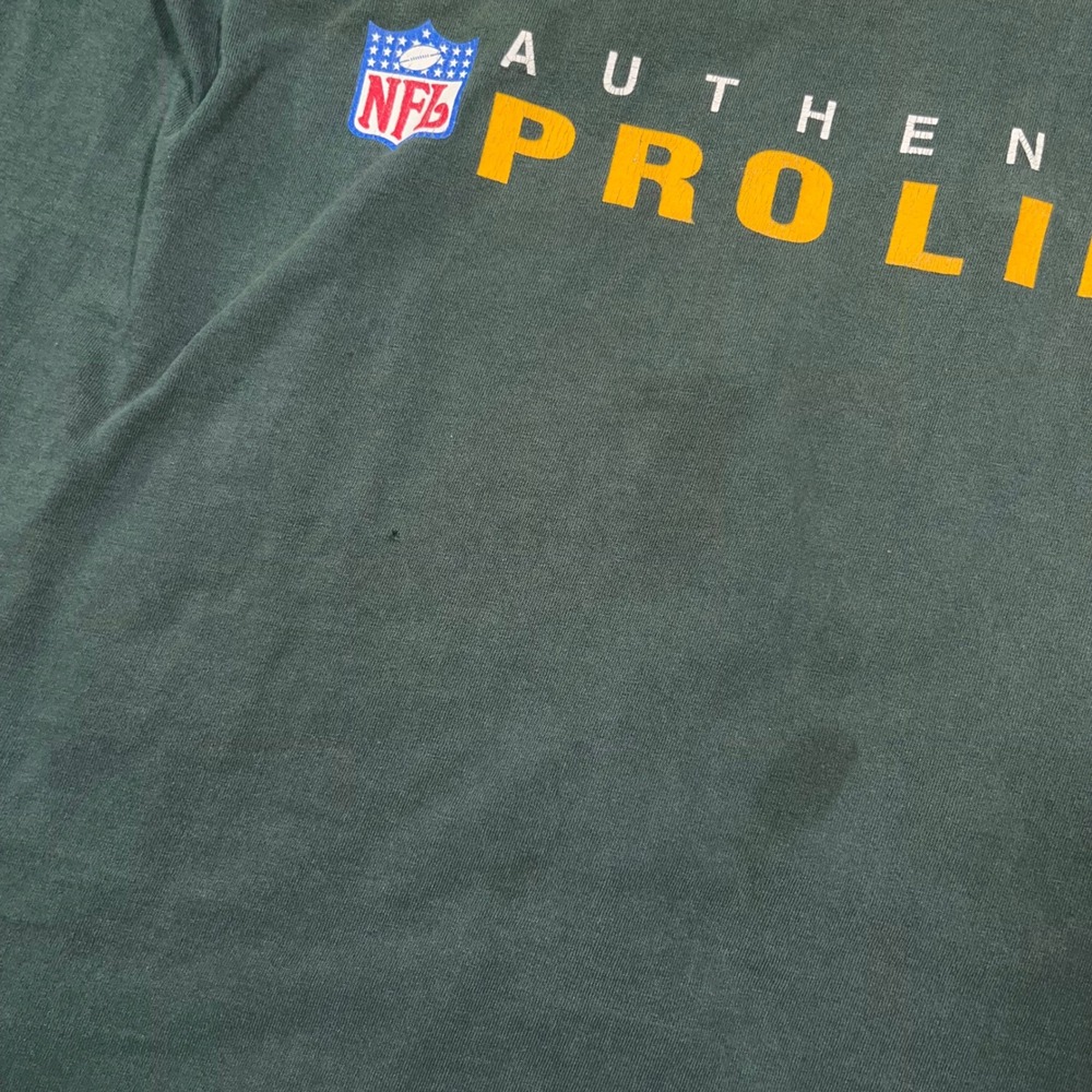 VTG Champion Green Bay Packers T-Shirt Mens L 1996 NFL Pro Line Green Distressed - Picture 6 of 10